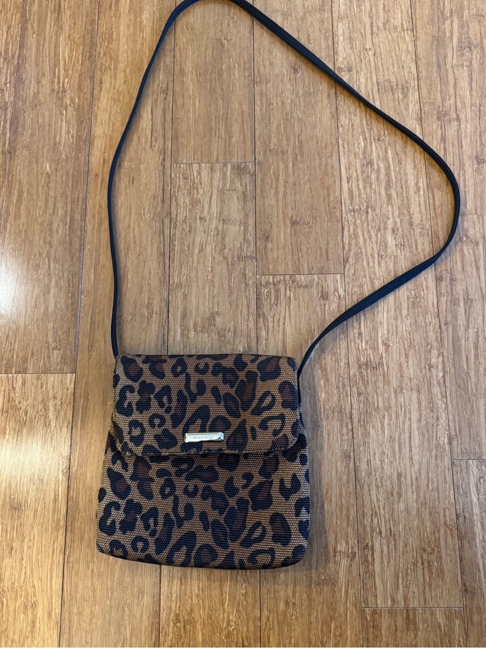 Nine West Leopard Print Crossbody Bag - Brown
